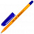 Ручка шариковая STAFF EVERYDAY BP-247 Orange, СИНЯЯ, шестигранная, корпус оранж., линия 0,5мм,142661